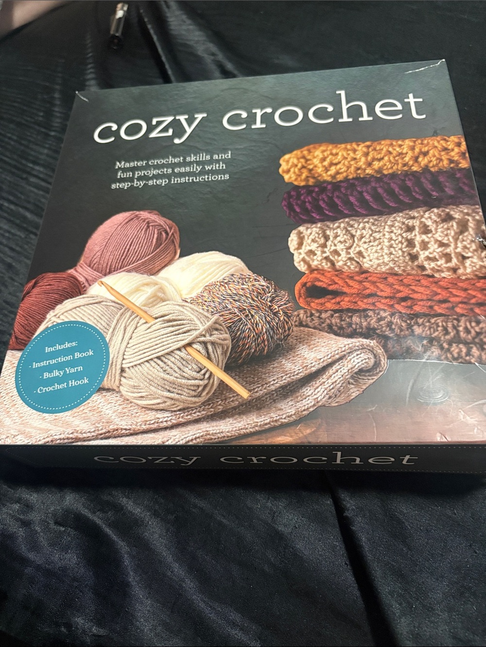 Cozy Crochet Craft Kit — Neutral & Warm Yarn Pack